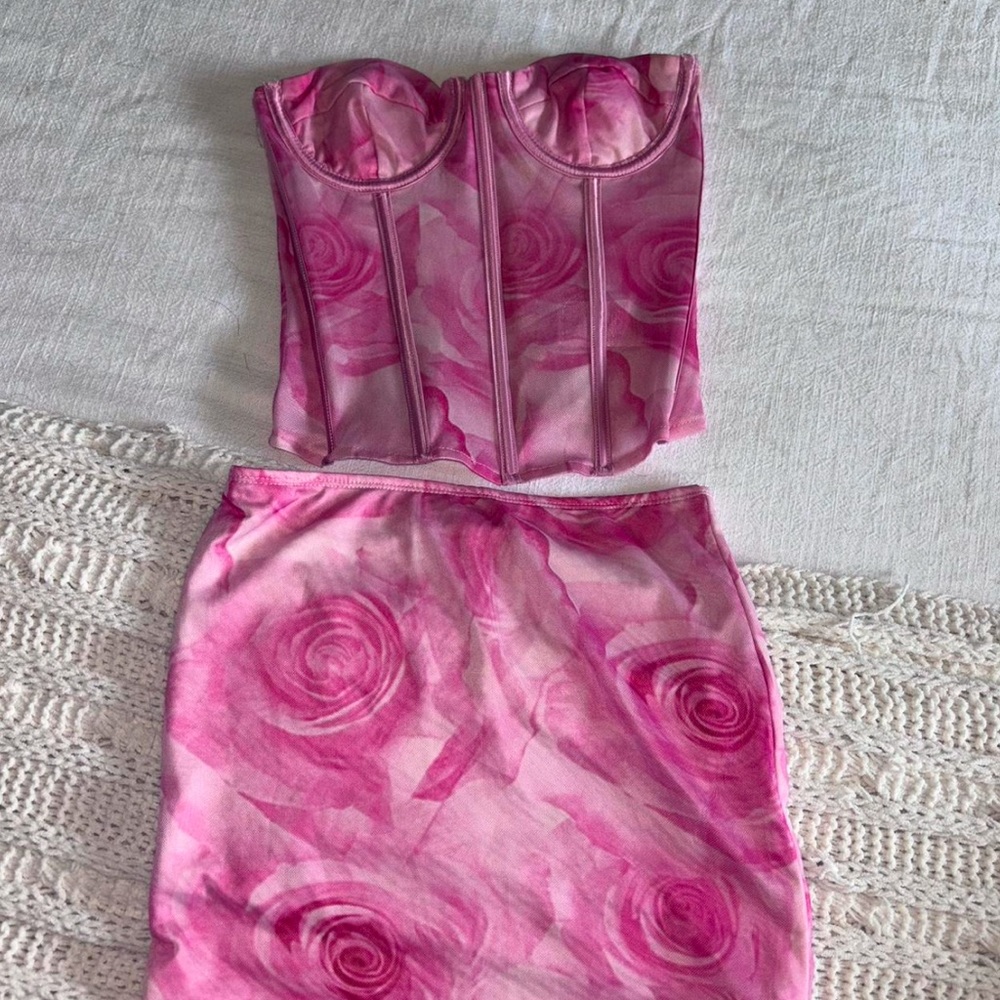 Edikted two piece floral set